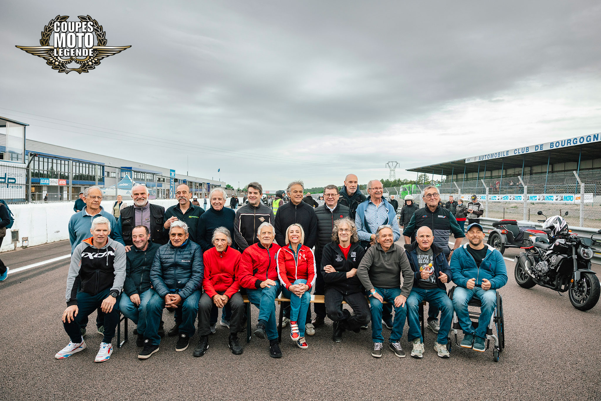 photo des pilotes des Coupes Moto Legende 2025